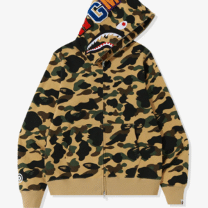 1st Camo Shark Full Zip Hoodie