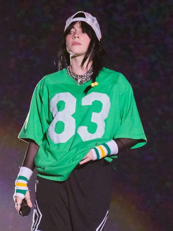 Billie Eilish 83 Green Jersey