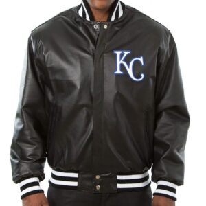 Kansas City Royals Letterman Leather Jacket