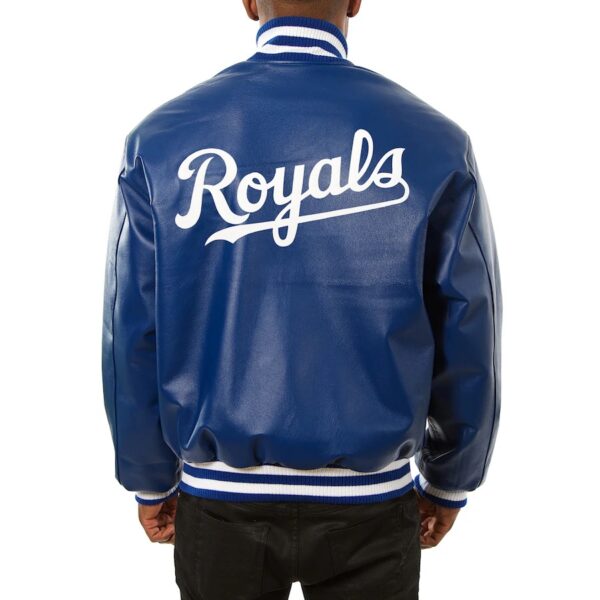 Kansas City Royals Letterman Leather Jacket
