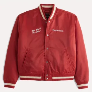 Abercrombie Budweiser Varsity Jacket