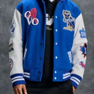 Chelsea FC Varsity Blue And White Jacket