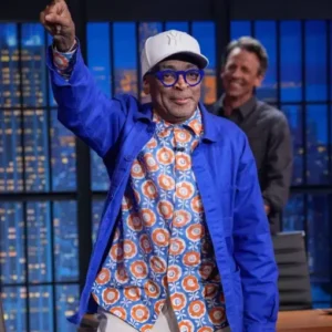 Men’s Late Night With Seth Meyers S12 Blue Jacket
