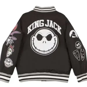 Nightmare Before Christmas Black Varsity Jacket