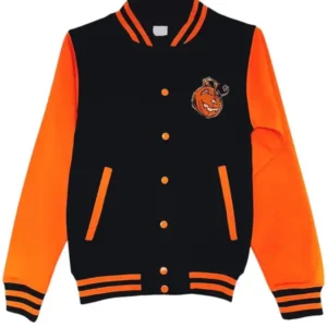 Pete’s Pumpkin Patch Black And Orange Varsity Jacket