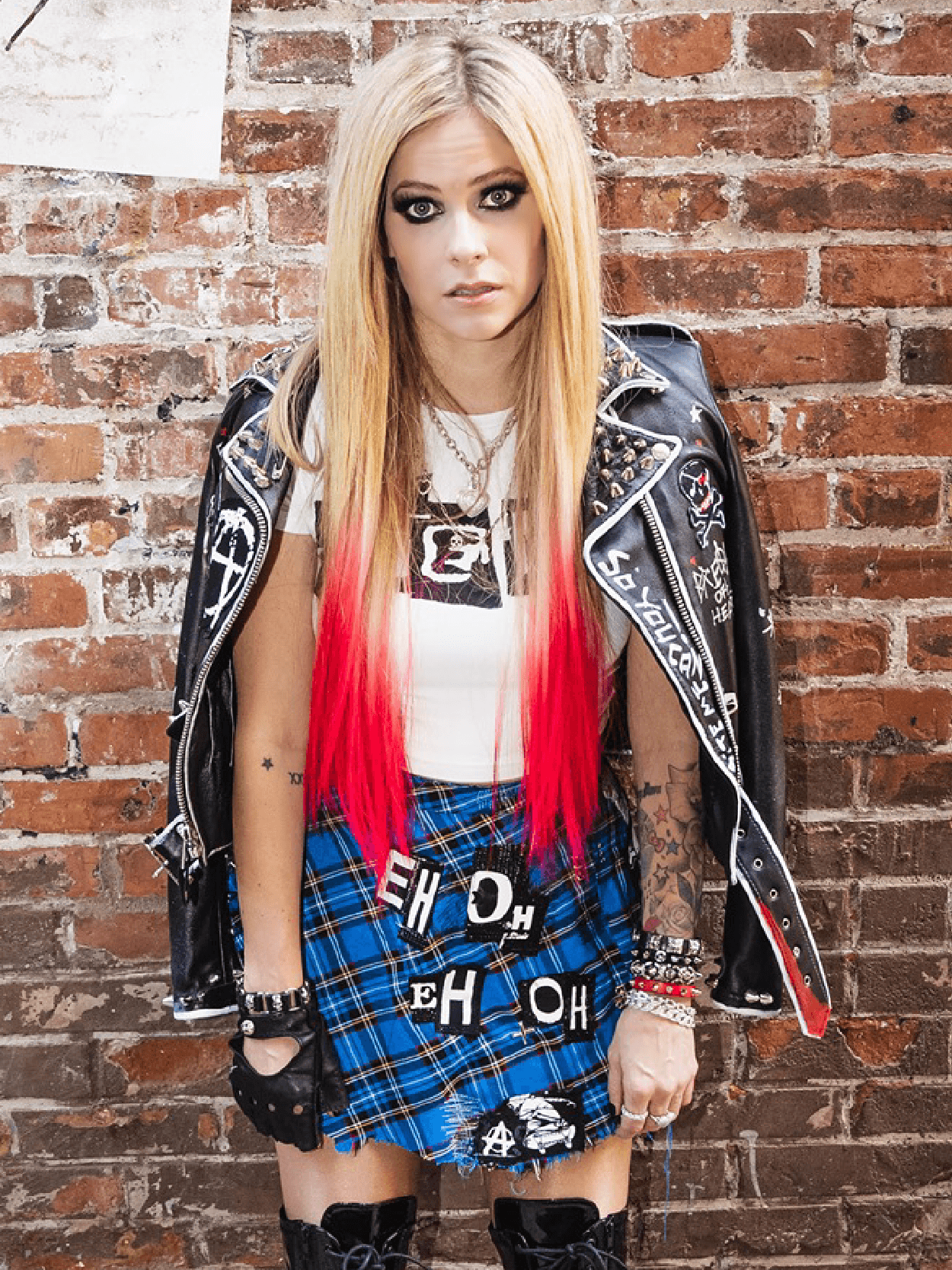 Women’s Avril Lavigne’s Bite Me Leather Jacket