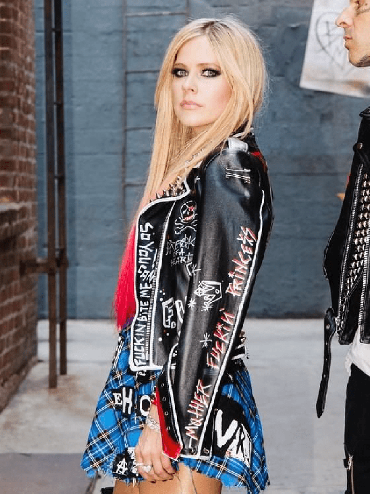 Women’s Avril Lavigne’s Bite Me Leather Jacket