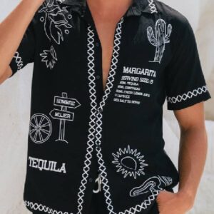 Aussie Shore Callum Hole Black Shirt